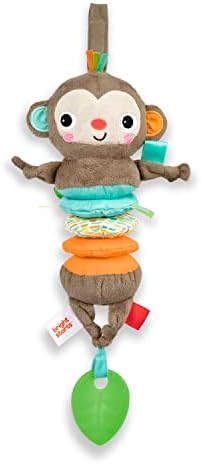 Bright Starts Pull, Play & Boogie Musical Activity Toy for Stroller - Monkey - Unisex, Newborn + by BrightStarts