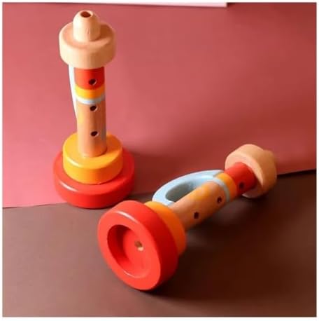 2Pcs Wooden Rattle, Educational Musical Instrument Gift Set - Image 7