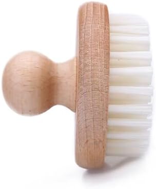 Montessori Kids' Cleaning Brush, Natural Beech Wood Dust Brush with Soft Bristles, Child-Sized Hand Broom - Image 5
