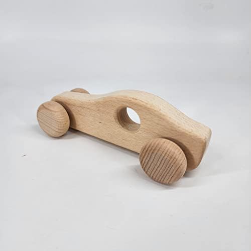 Adventure Awaits! - 2 Pack - Wooden Cars for Toddlers & Babies, Montessori Baby Rattles Teething Toys - Image 4