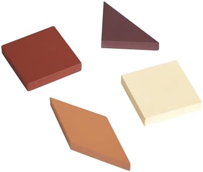 Excellerations Wooden Pattern Blocks - 44 Pieces - Image 3
