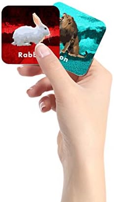 36 Pair Animal Matching Game Flash Cards Erasable (Each Measures 2” X 2”) - Image 4