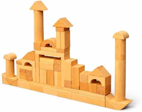 MOD Complete 100-Piece Wood Building Blocks Set — Includes Heavy Duty Shape-Sorter Lid & Storage Bucket Wooden Blocks, Educational Screen-Free Toy for Toddlers Ages 1+ 2+ 3+ - Image 7