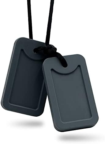 Sensory Chew Necklace for Kids, Oral Motor Aids Chewy Necklace Sensory for Boys Girls with Autism, ADHD, SPD Needs, Oral chew Toys for Sensory Made of Food Grade Silicone BPA Free by MaberryTechDirect