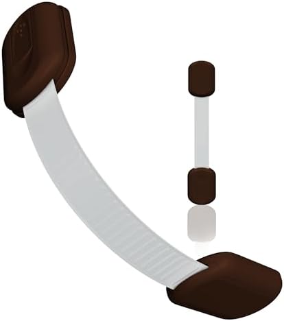 SKYLA HOMES Cabinet Strap Locks for Baby Proofing, 2 Pack, Brown by SkylaHomes
