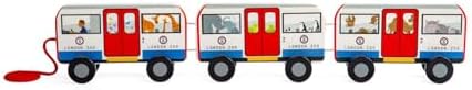 Bigjigs Toys London Pull Along Tube Wooden Pull Along Toy for Children, Sustainably Made Baby & Toddler Gifts, from 18 Months - Image 7