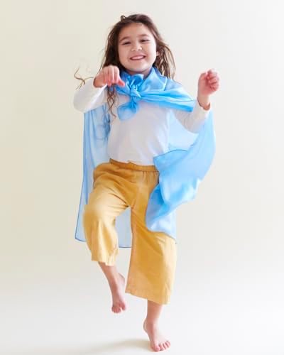 Sarah's Silks Playsilk - 100% Real Silk, Hand Dyed, Bright Colored Play Scarves | Montessori and Waldorf Toys for Dress up, Imaginative, and Pretend Play (35" x 35") - Image 3