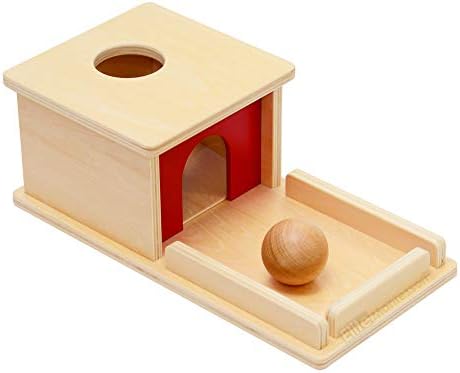 Elite Montessori Object Permanence Box with Tray and Ball by EliteMontessori