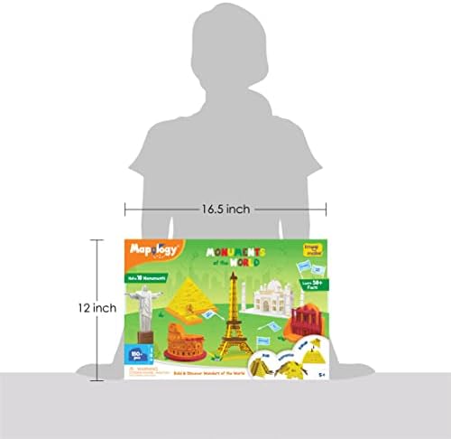 Imagimake Mapology - Monuments of the World, Build 10 Famous Landmarks - Image 6