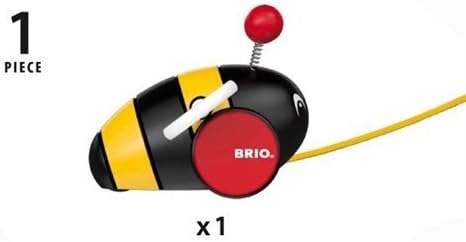 BRIO World - 30165 Pull Along Bumblebee | The Perfect Playmate for Your Toddler - Image 3