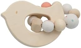 goki Baby 65336 Wooden Grasping Toy in Bird Shape for Babies - Made in Germany, Pink, Girls, Natural Motor Skills Toy to Promote Gripping Reflex, from Birth - Image 6