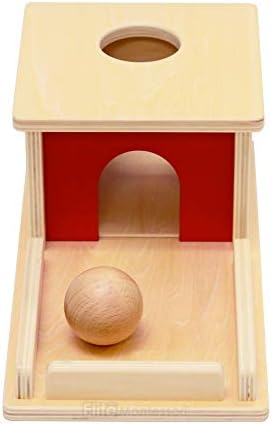 Elite Montessori Object Permanence Box with Tray and Ball - Image 3
