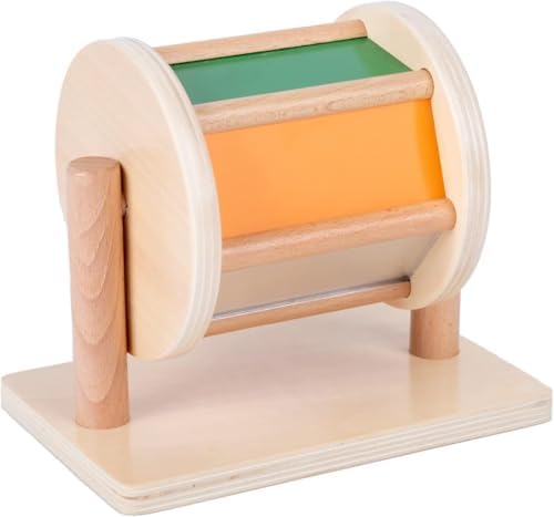 Adena Montessori Play Kit: Knob Puzzle, Drum & Ball, 6-12m - Image 6