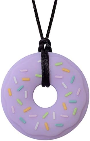 Donut Chewy Necklace - Sensory Chew Necklace for Strong Chewers (Purple) by MunchablesSensorySolutionsLtd