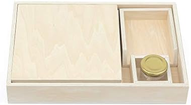 Kiddison Gluing Activity Montessori Glue Box with Jar & 10Brushes Montessori Toys - Image 2