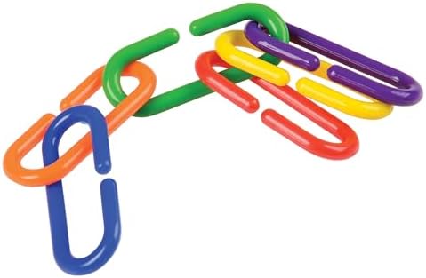Colorful Link ‘n’ Learn Links – 900-Piece Bucket – Counting, Sorting & Patterning Math Manipulatives for Preschool, Kindergarten, Homeschool – Ages 4+ - Image 6