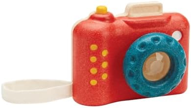 PlanToys® My First Wooden Toy Camera for Toddlers Ages 18+ Months Pretend - Image 4