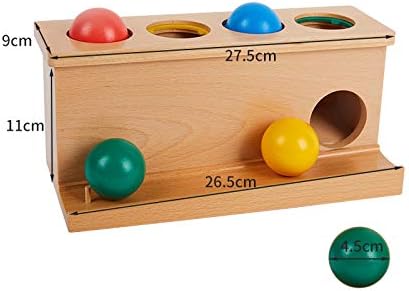 Adena Montessori Baby Push Object Permanence Ball Push Toy for 1 Year Toddler 2 Year Old - Image 2