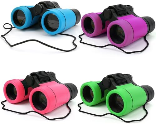 Scotamalone Kids Binoculars Shock Proof Toy Binoculars Set for Age 3-12 Years Old Boys Girls Bird Watching Educational Learning Hunting Hiking Birthday Presents by Scotamalone