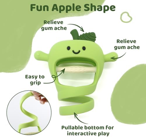 Baby High Chair Toy Teething Chew,Suction Cup Toys,BPA-Free Infant Teether - Image 3