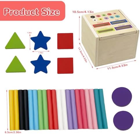 Wooden Montessori Toys for Boys and Girls 2 Years Old - Image 6