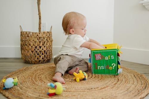 Genius Baby Toys What's in the Box, Object Permanence Toy for Babies, Soft Plush Toys Hidden Inside, High Contrast, BPA-Free, Developmental Gift for Infants, 0–12 Months - Image 4