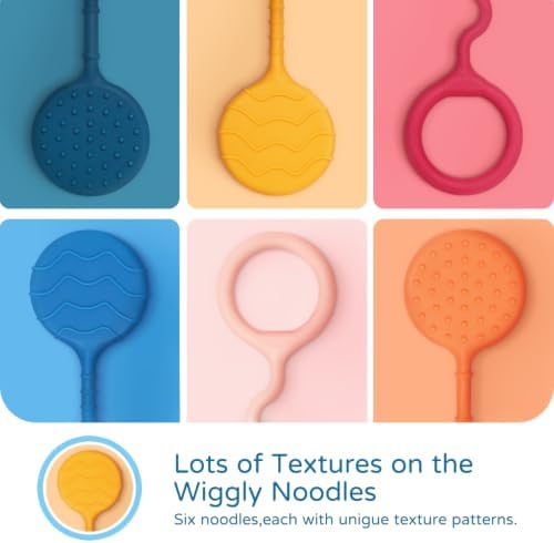 LiKee Montessori Toys for Baby Infant 4+ Months, Sensory Development Toys Silicone Pull String Toy Gift for Toddlers - Image 6