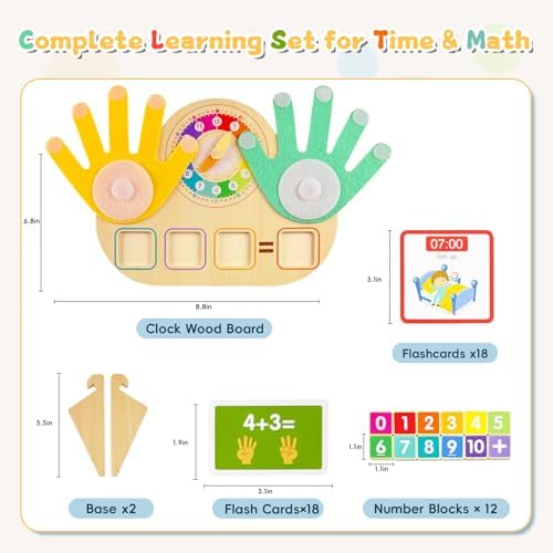 Learning Toys 3-5, Kids Math Educational Toys for Preschool Kindergarten - Image 6