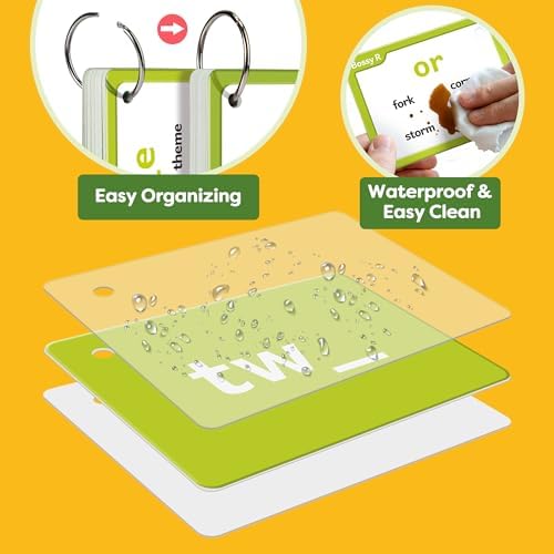 Torlam Sight Words Flash Cards for Kids Phonics Learning,Learn to Read Digraphs CVC Blends Long Vowel Sounds Spelling Reading Phonics Games, Site Words for Classroom Homeschool - Image 5