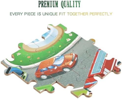 Jigsaw Puzzle Suitable for Children Aged 6-8. for Children Aged 8-10 - City Scenery 200-piece Jigsaw Puzzle. an Educational Toy Suitable for Boys - Image 4
