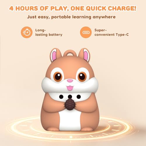 Phonics 55 Double-Sided Flash Cards with Squirrel Talking Pen Set, Over 800 Words Early Educational Learning Toys for Ages 2-6, Interactive Speech Book Card Game Gift, Homeschool Learning Supplies - Image 3