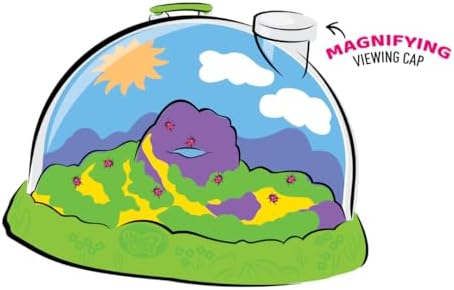 Insect Lore Ladybug Land with Prepaid Voucher - Redeem Voucher for 10-15 Native Ladybug Larvae - Diorama Style Ladybug Habitat for Kids - Observe, Raise, & Release Adult Ladybugs - Image 4