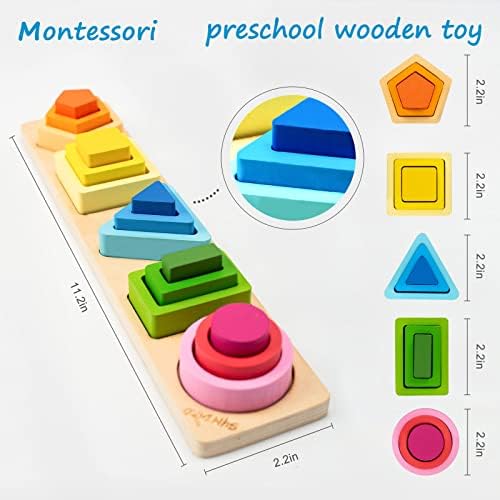 Symdiro Montessori Toys for 1-3 Year Old Boys & Girls, Sensory Learning Set - Image 3