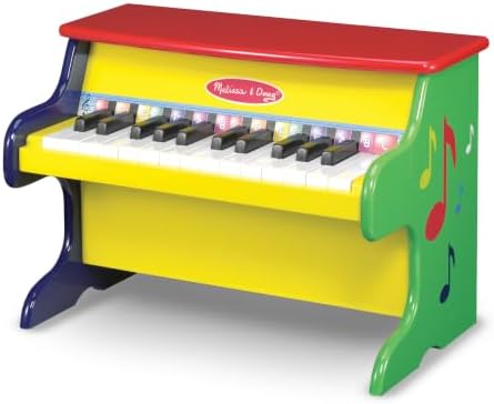 Melissa & Doug Learn-to-Play Piano with 25 Keys and Color-Coded Songbook Toy Piano Kids, Toddler Toys for Ages 3+ by Unknown