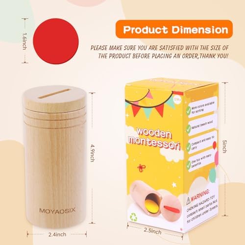 Montessori Toys for 1-3 Year Old|Educational kidsToys |for 1 2 3 Age |Busy Board 18 Month Old|Fine Motor Developmental and Sensory Matching Games|Stacking Toys for Boys Girls Gifts - Image 5