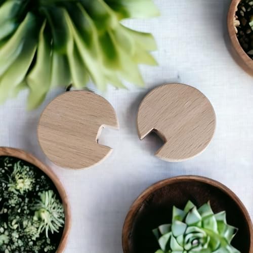 Montessori Wooden Baby Toy Set – Natural Beech Wood Sensory Toys for Infants (0–12 Months) | Rolling Drum, Wooden Rattles, Bell Shaker, Teether Rings | Non-Toxic, Handmade Development Toys - Image 5
