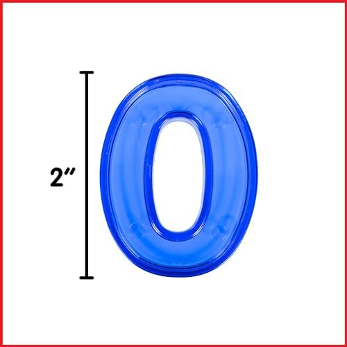 edxeducation Transparent Numbers Set - Mini Jar Set of 40 - Colorful, Plastic Numbers - Light Box Accessory - Sensory Play - Math Manipulative for Kids - Image 2