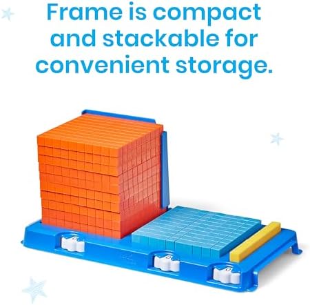 hand2mind Place Value Frame with Base Ten Blocks, Ages 5+ - Image 6