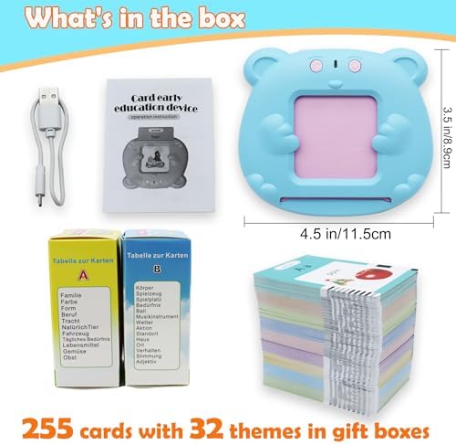 MAYAPHILOS German and English Bilingual Pocket Speech with 510 Sight Words - Image 3