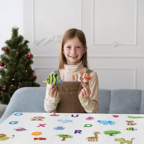 BXI 30 Pcs Ocean Felt Board Story Pieces Set for Toddlers, Preschool & Kindergarten, Precut Felt Marine Life Figures for Preschool Crafts Activity Early Learning Storytelling - Image 4