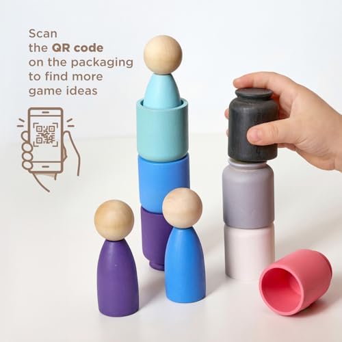 Ulanik Peg Dolls in Cups Montessori Toys for 1 Year Old - Image 6