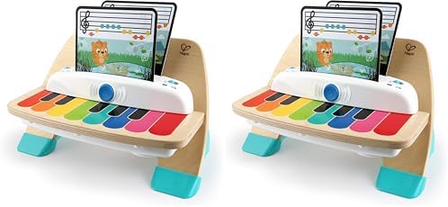 Baby Einstein and Hape Magic Touch Piano Wooden Musical Toddler Toy, Age 6 Months and Up (Pack of 2) by BabyEinstein