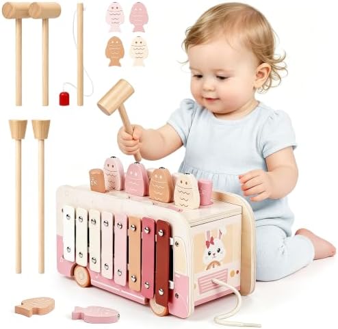Vanplay Hammering Pounding Toys for 1 2 Year Old Girl Birthday Gifts by Vanplay