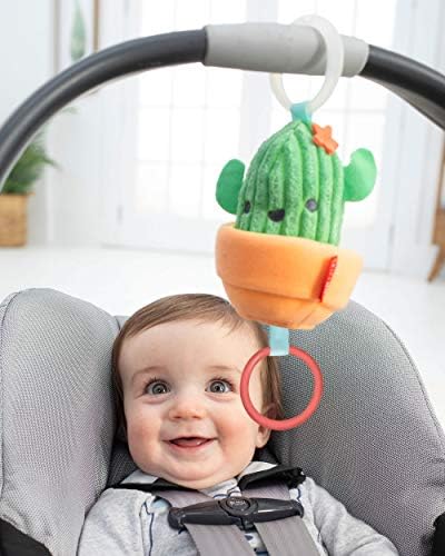 Skip Hop Baby Stroller Toy, Farmstand Grow & Play Jitter, Cactus - Image 7