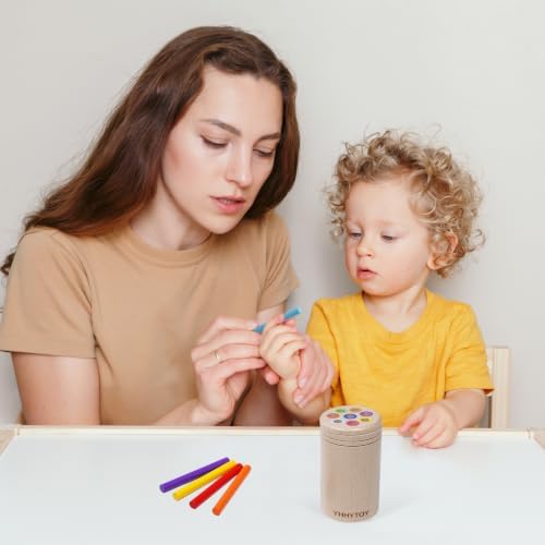 YHHYTOY Montessori Toys for 1 Year Old, Toddler Learning Color Sorting Toys - Image 5