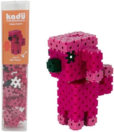 KADÜ 250 Piece Pink Puppy - Kids Age 5+ Building Block STEM Toy by Unknown