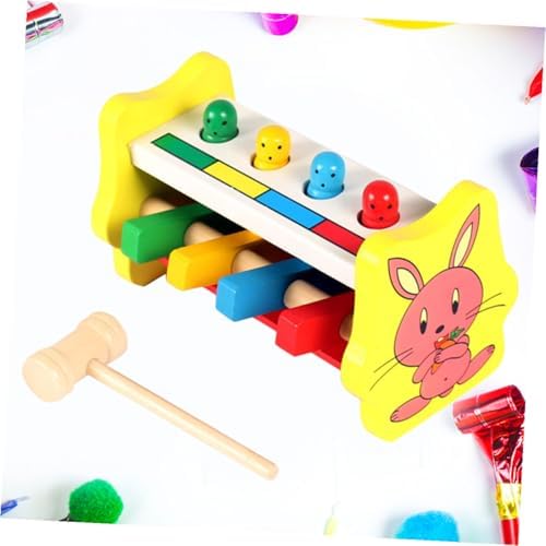 Wood Beat Toy with Hammer for Kids Girls Educational - Image 3