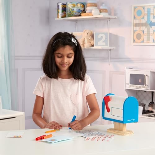 Melissa & Doug My Own Wooden Mailbox Activity Set and Educational Toy - Image 2