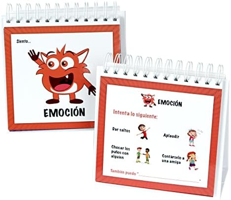 The Original Mood Flipbook for Kids; 20 Different Moods/Emotions; Autism; ADHD; Help Kids Identify Feelings and Make Positive Choices; Laminated Pages (Spanish Flipbook) - Image 3