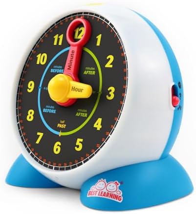 BEST LEARNING Learning Clock - Talking Time Teaching Toy for Kids by BESTLEARNING